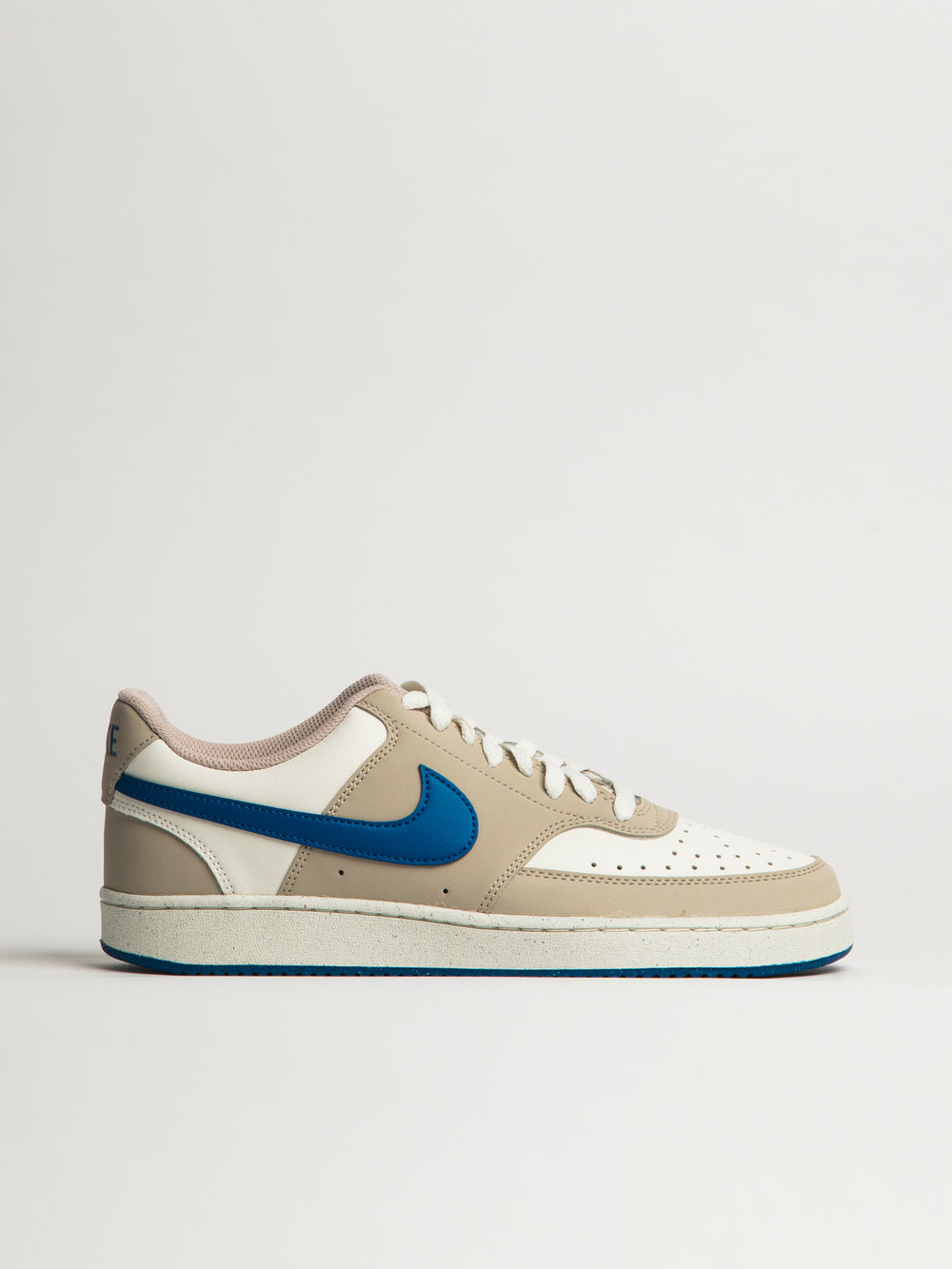 MENS NIKE COURT VISION LOW SNEAKER - WHITE/BLUE