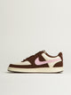 NIKE WOMENS NIKE COURT VISION LOW SNEAKER - BROWN - Boathouse