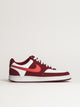 NIKE WOMENS NIKE COURT VISION LOW SNEAKER - TEAM RED/WHITE - Boathouse