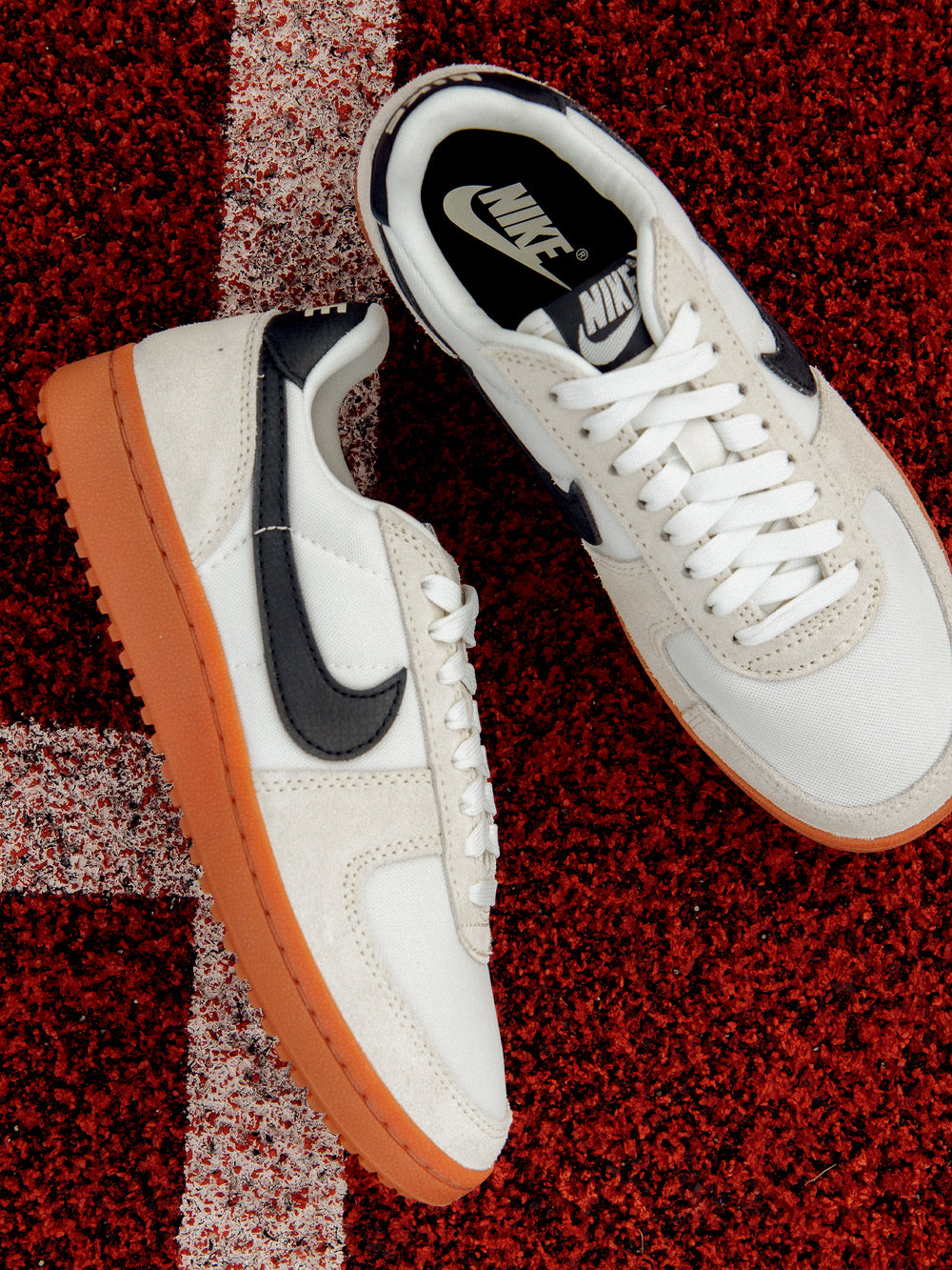 WOMENS NIKE FIELD GENERAL SNEAKER - SAIL/BLACK