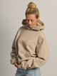NIKE NIKE STUDIO FLEECE OVERSIZED PULL OVER HOODIE - CREAM - Boathouse