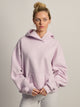 NIKE STDO FLEECE OVERSIZED PULL OVER HOODIE - LILAC