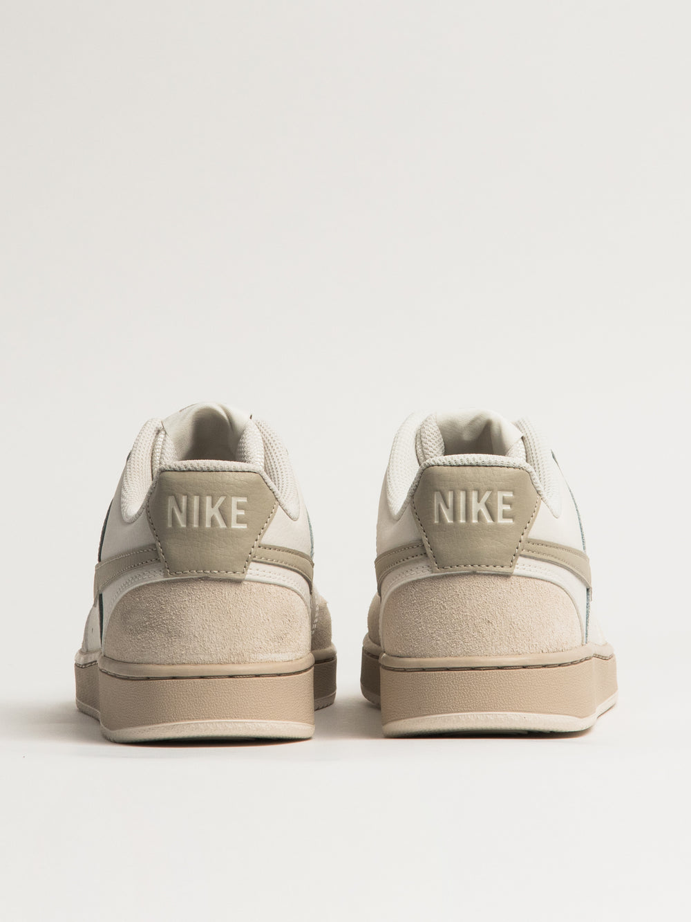 BASKETS NIKE COURT VISION LO EN DAIM POUR HOMMES - CRÈME