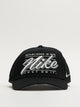 NIKE NIKE A FRAME SNAP HAT - BLACK - Boathouse