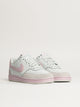 NIKE NIKE COURT VISION LO SUEDE SNEAKER - WHITE/PINK - Boathouse