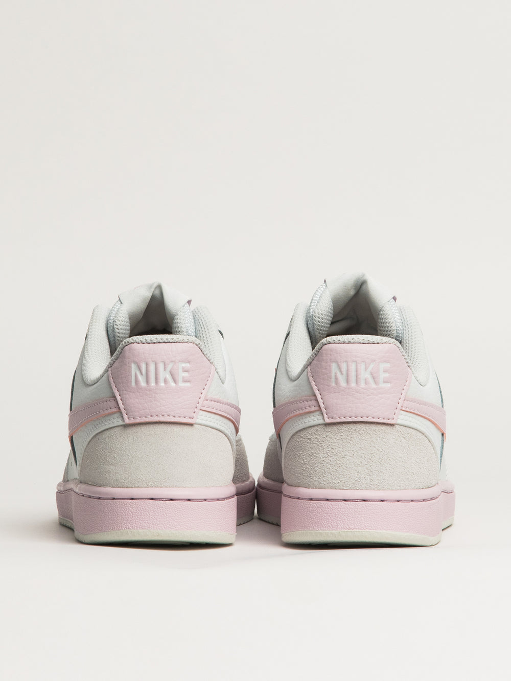 SNEAKER NIKE COURT VISION LO EN DAIM POUR FEMME - BLANC/ROSE