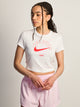 NIKE NIKE SPORTSWEAR CHILL KNIT CROP OC8 TEE - Boathouse