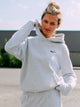NIKE NIKE STUDIO FLEECE PULL OVER HOODIE - HEATHER GREY - Boathouse