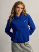 NIKE NIKE STUDIO FLEECE PULL OVER HOODIE - ROYAL - Boathouse