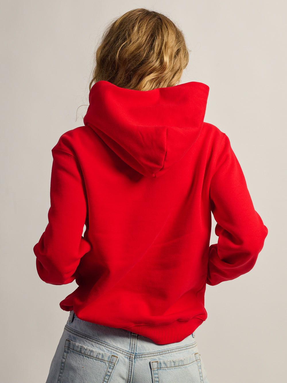 NIKE STUDIO FLEECE SWEAT À CAPUCHE - ROUGE