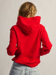 NIKE NIKE STUDIO FLEECE PULL OVER HOODIE - RED - Boathouse