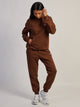 NIKE MID RISE JOGGERS -COCOA