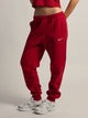 NIKE NIKE MID RISE JOGGERS - TOUGH RED - Boathouse