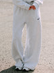 NIKE NIKE STUDIO FLEECE MID RISE WIDE LEG PANT - HEATHER GREY - Boathouse