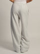 NIKE STDO FLEECE PANTALON LARGE TAILLE MI-HAUTE - GRIS CHINÉ