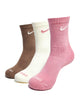 NIKE NIKE EVERYDAY PLUS CUSHIONED CREW SOCKS 3 PACK - Boathouse