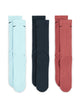 NIKE NIKE EVRYDAY CUSHIONED DRI-FIT SOCK 3PK - Boathouse