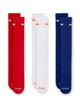 NIKE NIKE EVERYDAY CUSHION 3 PACK SOCKS - MULTI - Boathouse