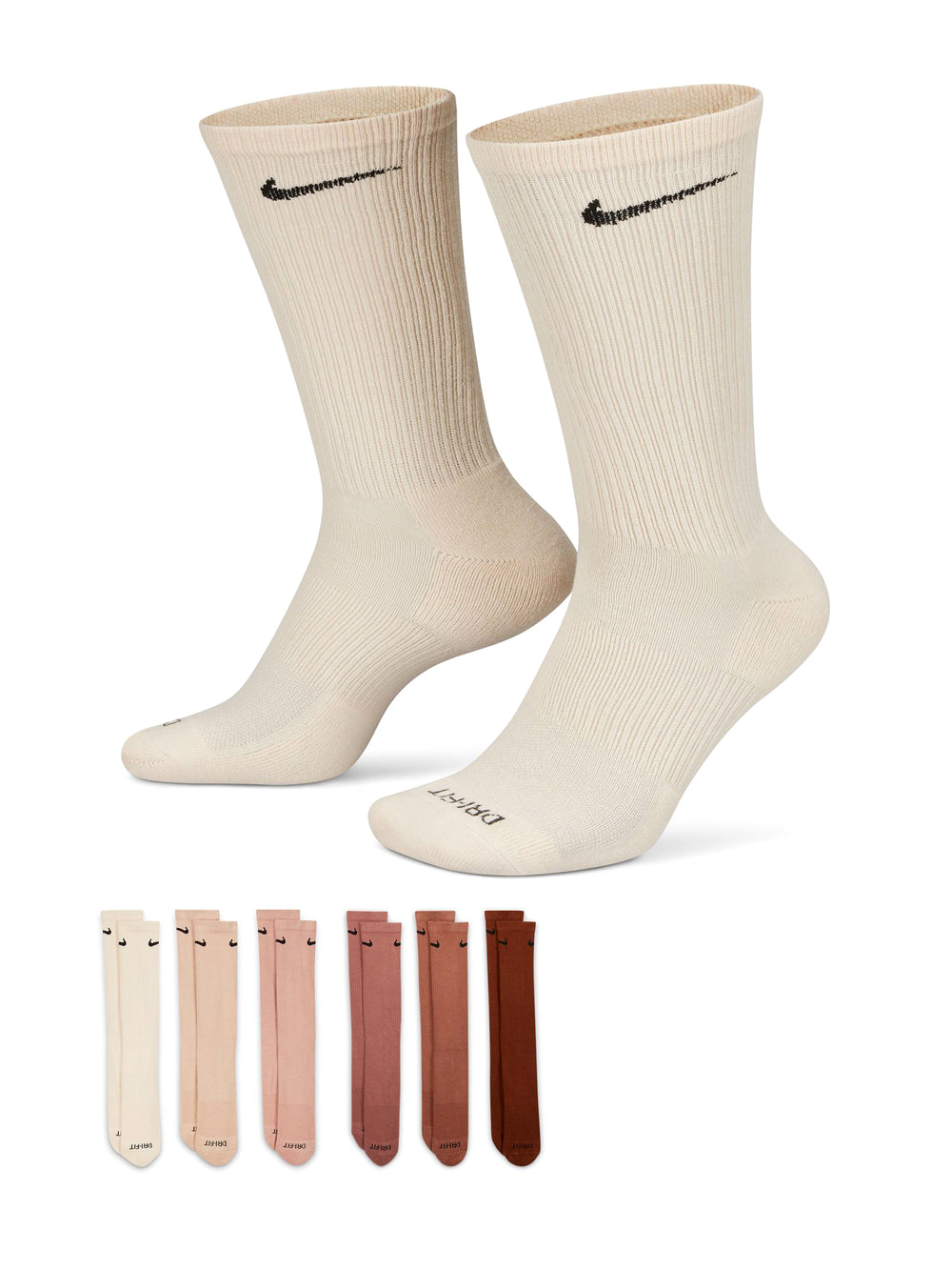 NIKE EVERYDAY PLUS CUSHION 6 PACK