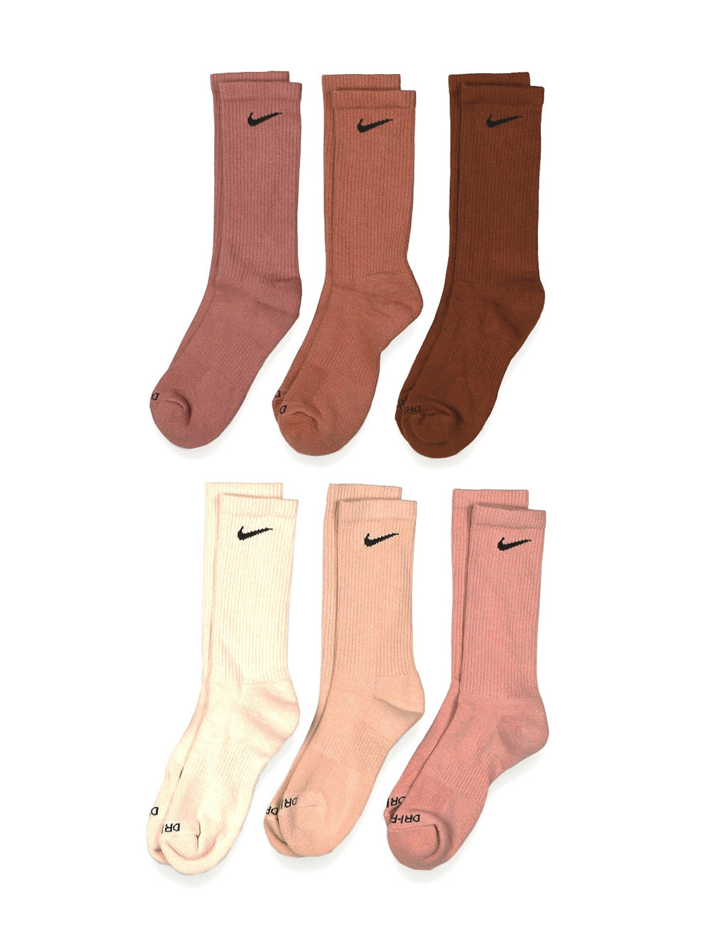 NIKE NK EVERYDAY PLUS CUSHION LOT DE 6