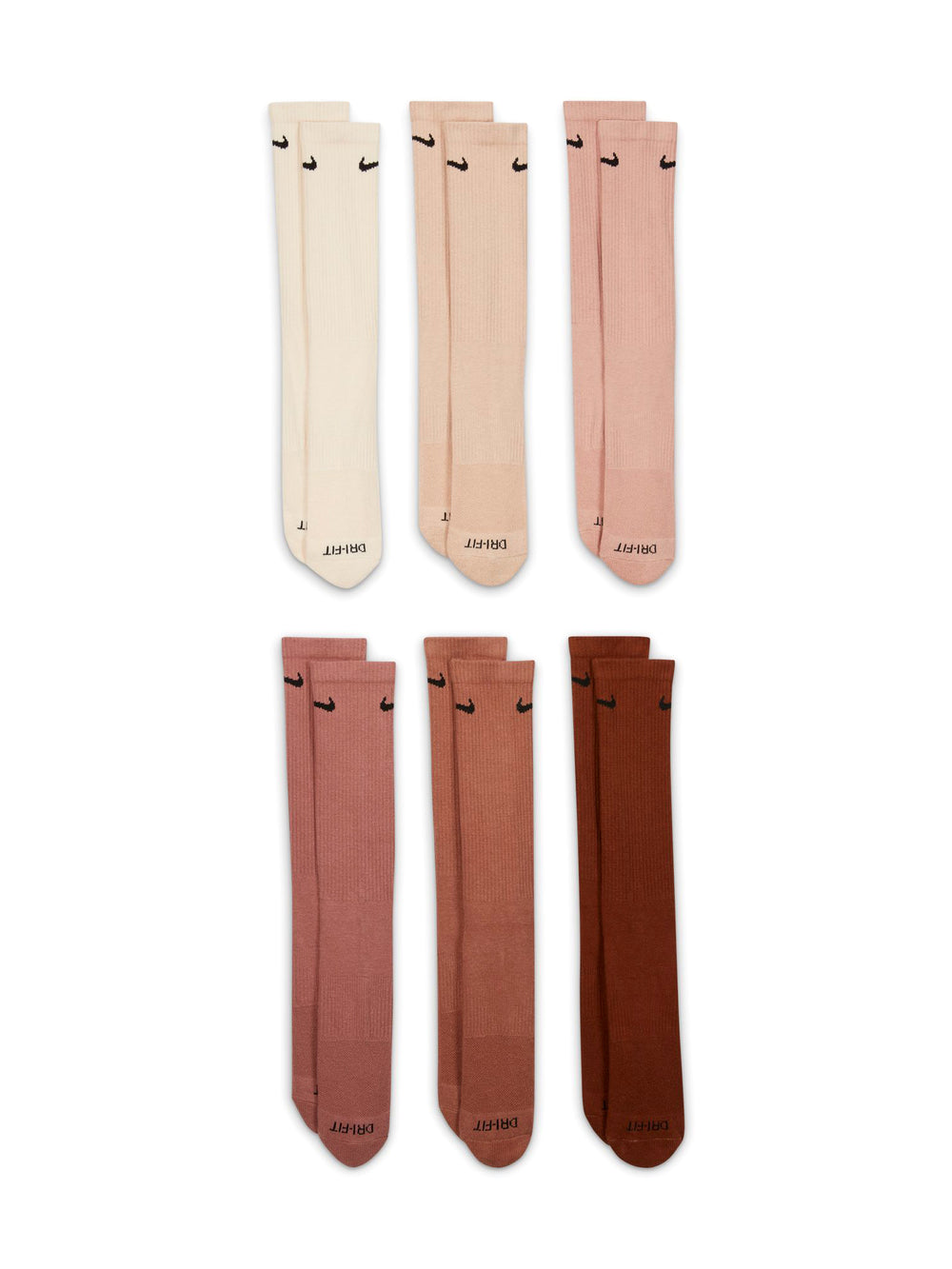 NIKE EVERYDAY PLUS CUSHION 6 PACK