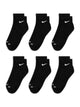 NIKE NIKE EVERYDAY PLUS CUSHIONED ANKLE SOCKS 6 PACK - Boathouse