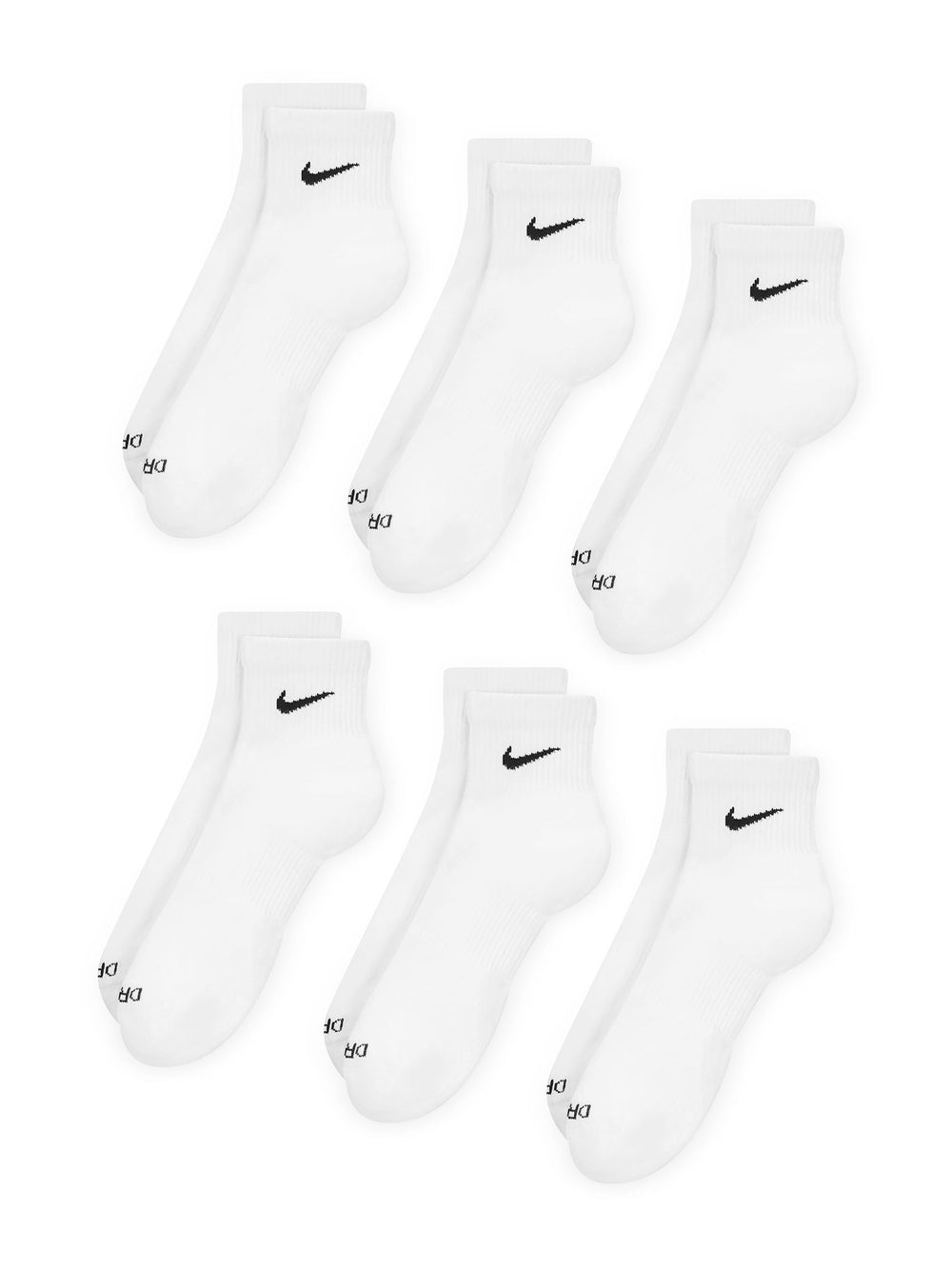 NIKE EVERYDAY PLUS CUSHION 6 PACK