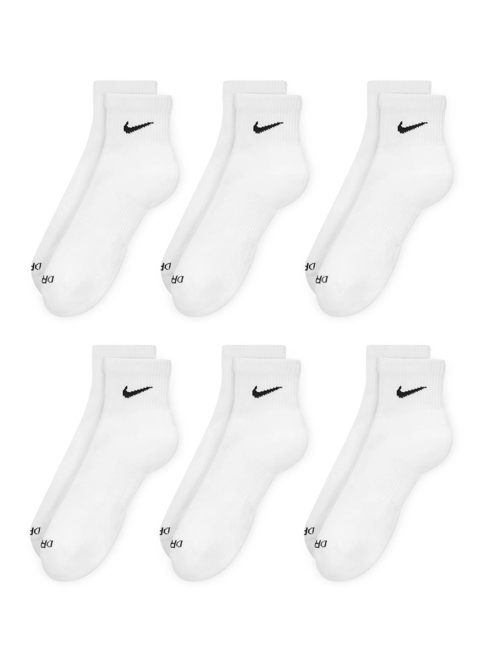 NIKE EVERYDAY PLUS CUSHION 6 PACKS