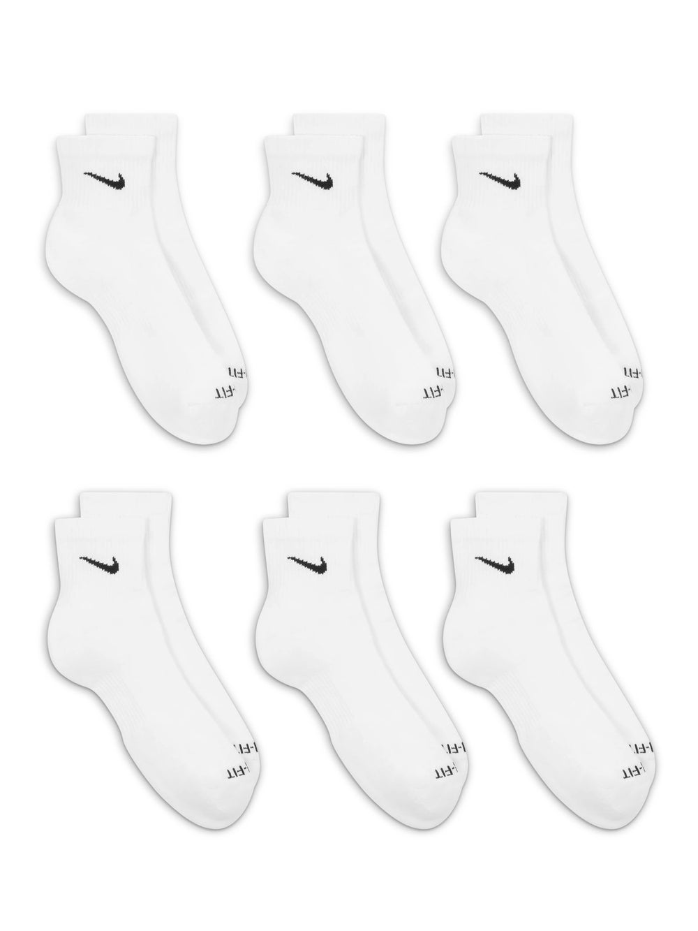 NIKE EVERYDAY PLUS CUSHION 6 PACKS