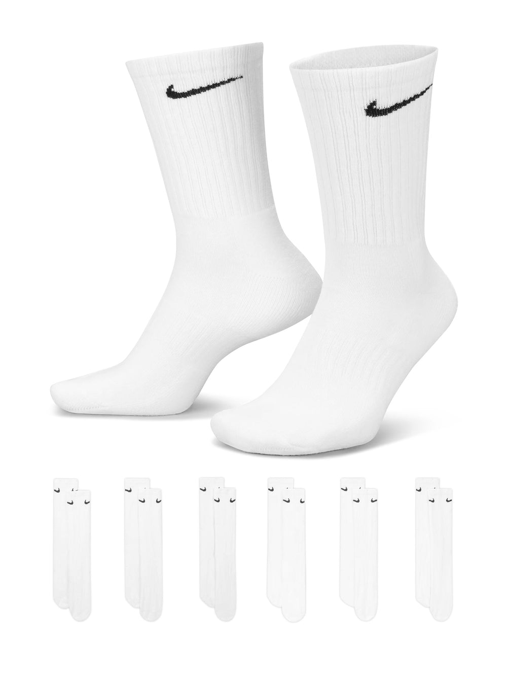 NIKE EVERYDAY CUSHIONED 6 PACK SOCKS