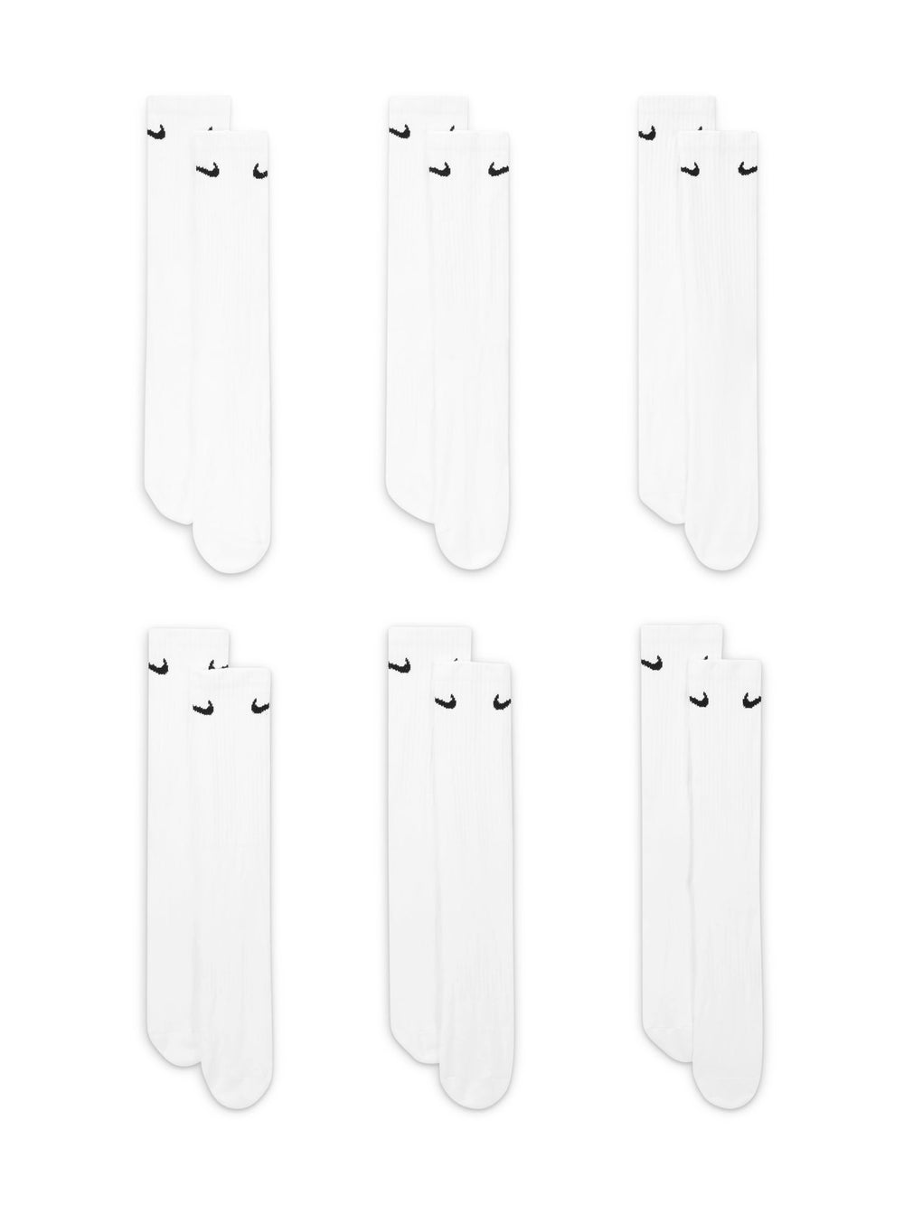 NIKE EVERYDAY CUSHIONED 6 PACK SOCKS