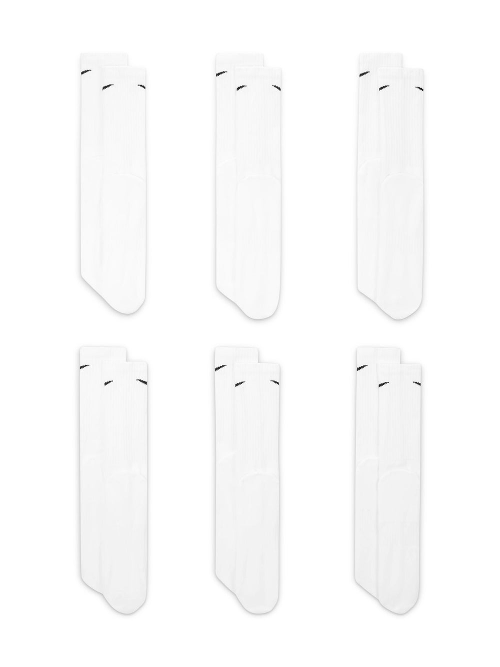 NIKE EVERYDAY CUSHIONED 6 PACK SOCKS