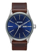 NIXON NIXON SENTRY LEATHER WATCH - CLEARANCE - Boathouse