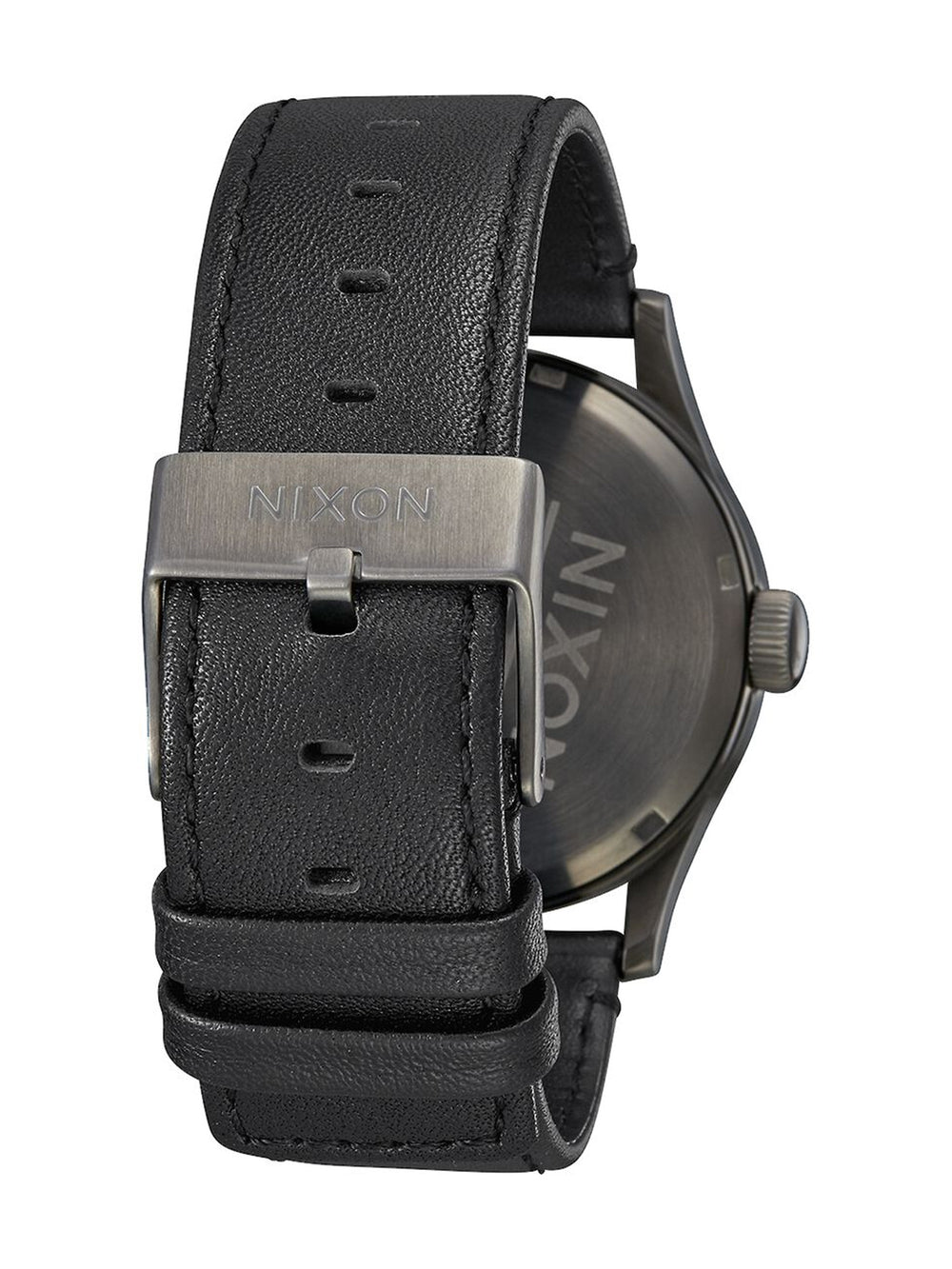 MONTRE SENTRY LEATHER – GUNMETAL/NOIR