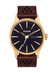NIXON SENTRY LEATHER WATCH