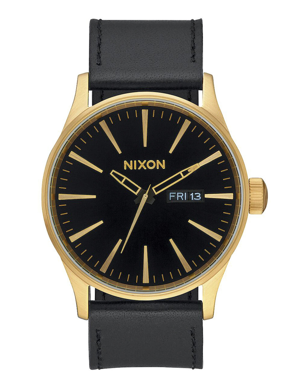 NIXON SENTRY LEATHER WATCH - CLEARANCE