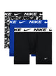 NIKE NIKE ESSENTIALS MICRO BOXER BRIEFS 3PACK - Boathouse