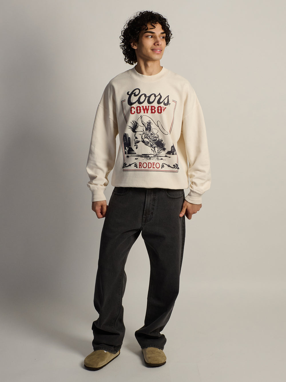 COORS COWBOY RELAXED CREW