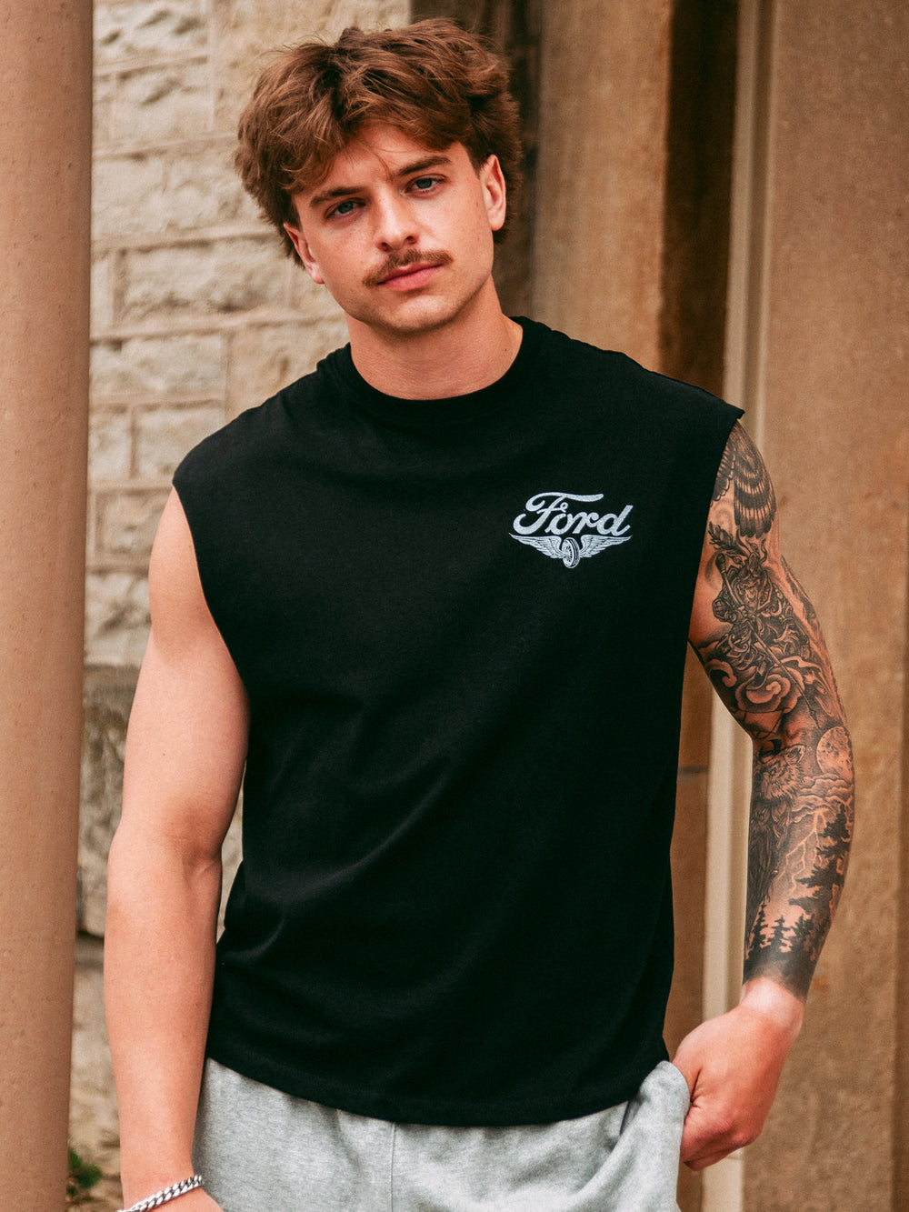 FORD MOTORS MUSCLE TANK TOP