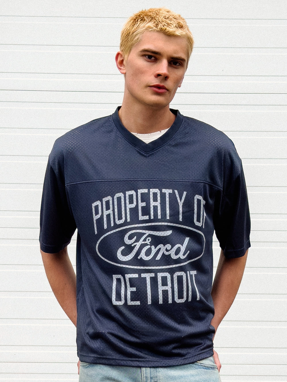 MESH DETROIT FORD FOOTBALL TEE