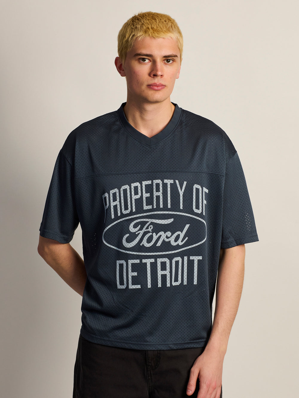 MESH DETROIT FORD FOOTBALL TEE