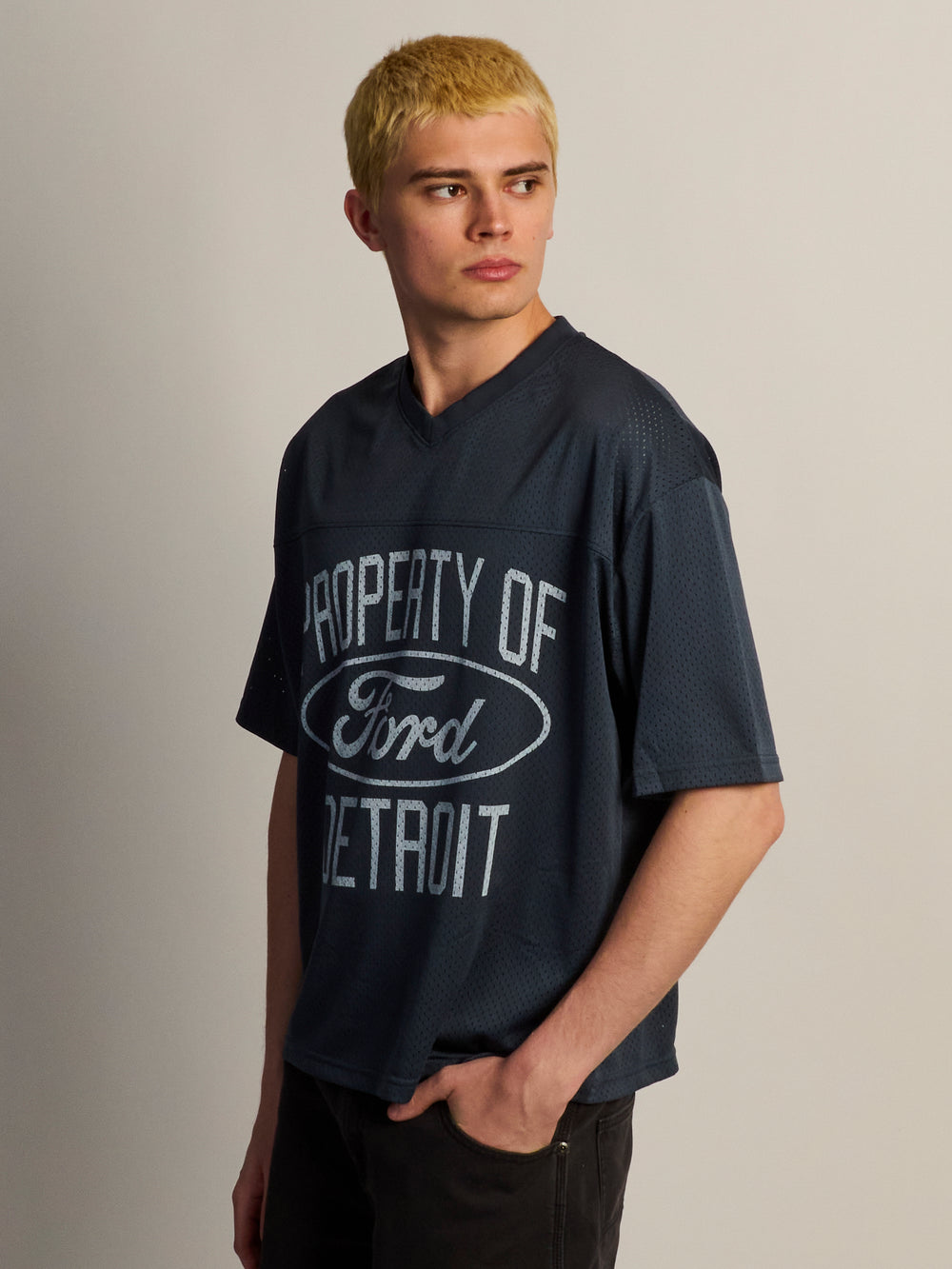 MESH DETROIT FORD FOOTBALL TEE