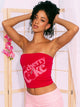 LICENSED CHERRY COKE TUBE TOP - Boathouse