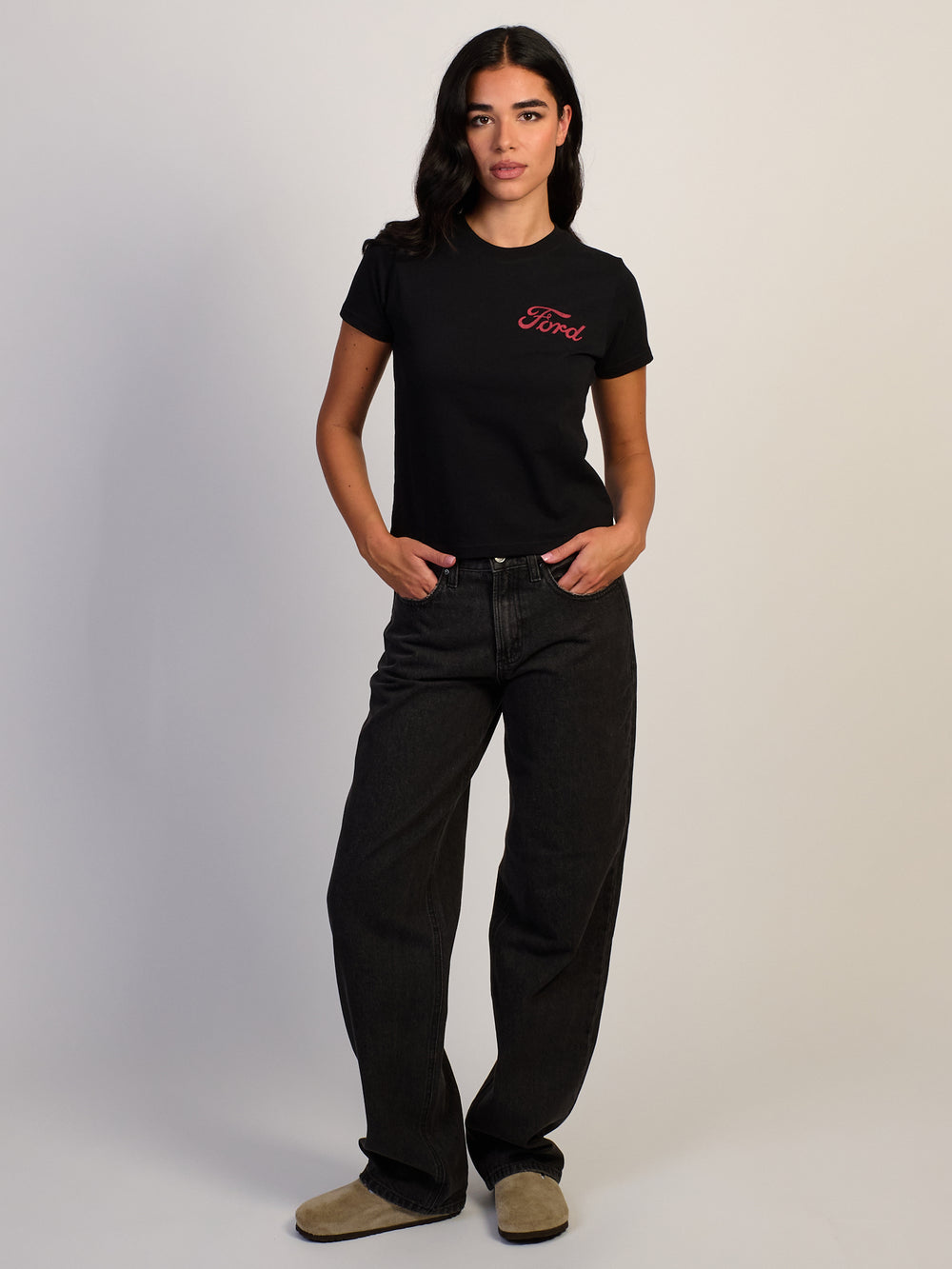 FORD FORD RED BRONCO BOXY TEE - Boathouse