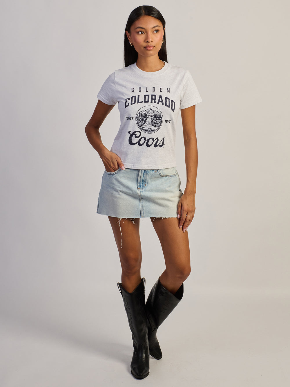 T-SHIRT BOXY COORS COORS