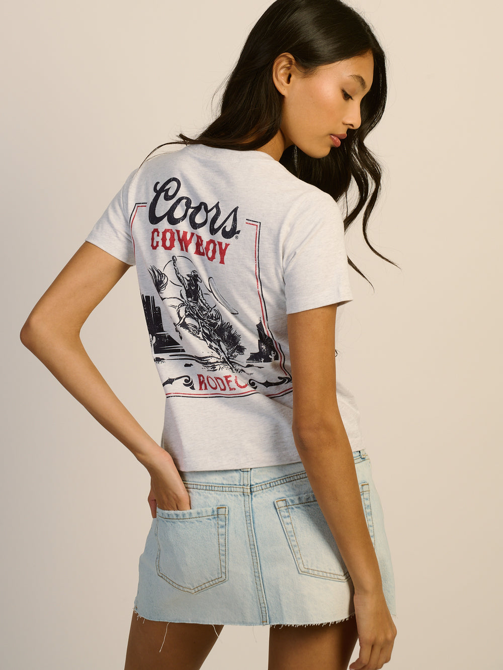 COORS RODEO BOXY TEE