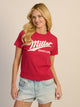 LICENSED MILLER 03 BOXY TEE - Boathouse