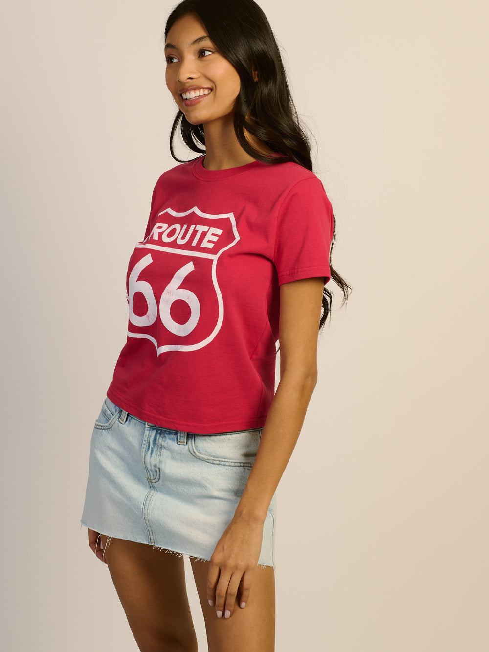 T-SHIRT BOXY ROUTE 66