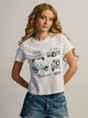 LICENSED VINTAGE BRONCO BOXY TEE - Boathouse