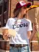 COORS OG COORS LOGO BOXY FIT TEE - Boathouse
